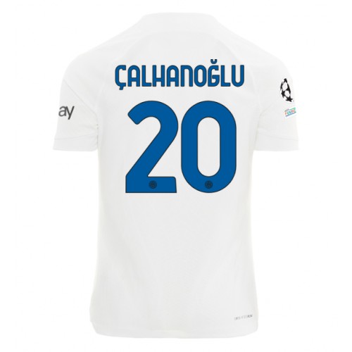 Dres Inter Milan Hakan Calhanoglu #20 Gostujuci 2023-24 Kratak Rukav